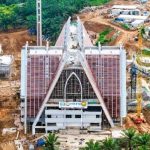 Wamenag Tinjau Basilika Pertama Indonesia di IKN: Simbol Modernitas Religi dan Inklusivitas Nusantara