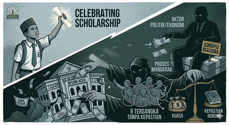 ilustrasi korupsi beasiswa