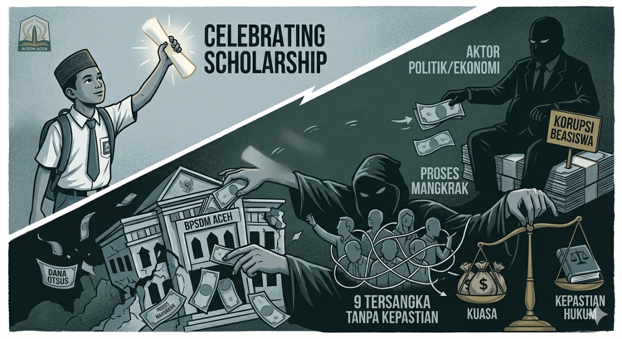 ilustrasi korupsi beasiswa
