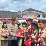 PRAMUKA KE-65:SAT BINMAS POLRES NIAS AJAK GENERASI MUDA JADI PELOPOR DISIPLIN DAN ANTI NARKOBA