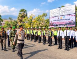 KAPOLRES NAGEKEO PIMPIN APEL GELAR PASUKAN OPERASI PATUH TURANGGA 2026