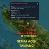 Aceh Tàmiang Diguncang Gempa 4,7 Getaran Sampai ke Gayo Lues